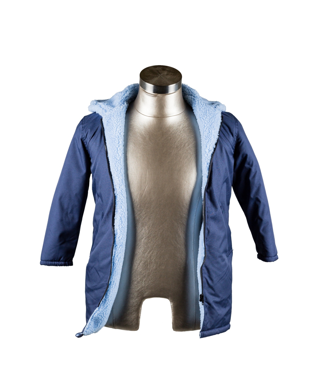 Dark/Light Blue Parka
